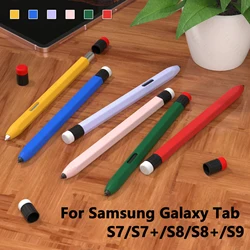Pencil Case for Samsung Galaxy Tab S Pen S7 S8 S9 S7+ S8+ Silicone Stylus Pen Cover Full Protection Touch Pen Case