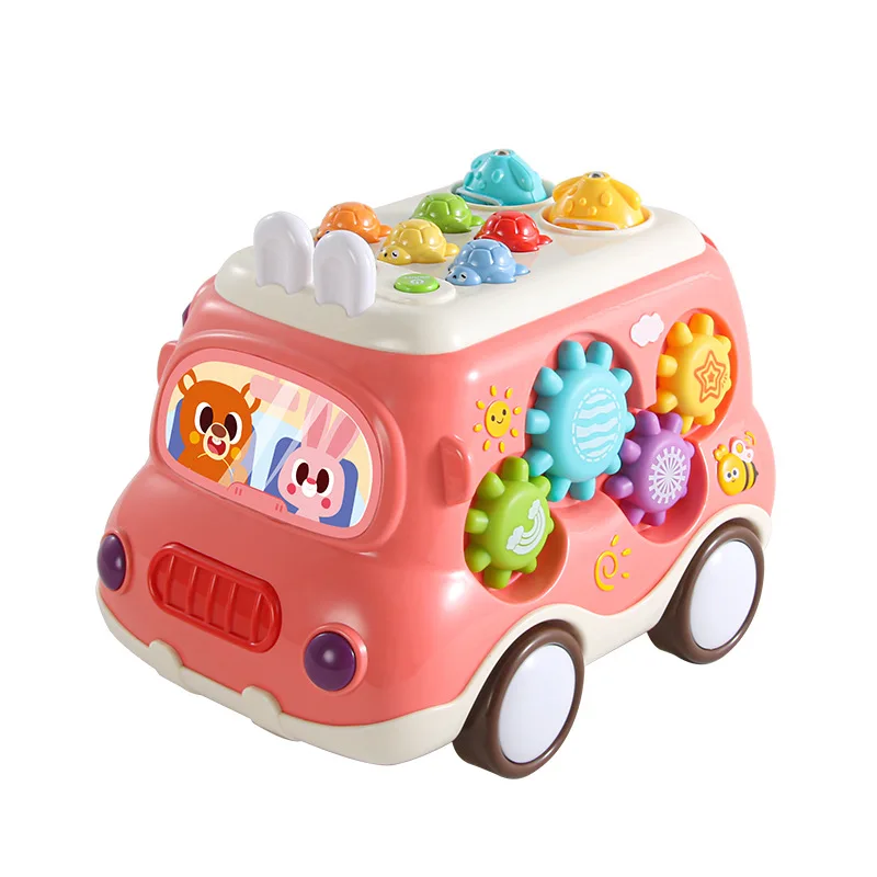 ألعاب صوتية للأطفال التعليم المبكر، حافلة موسيقية متعددة الوظائف، لغز البيانو، لعبة تفاعلية بين الوالدين والطفل، لعبة أطفال