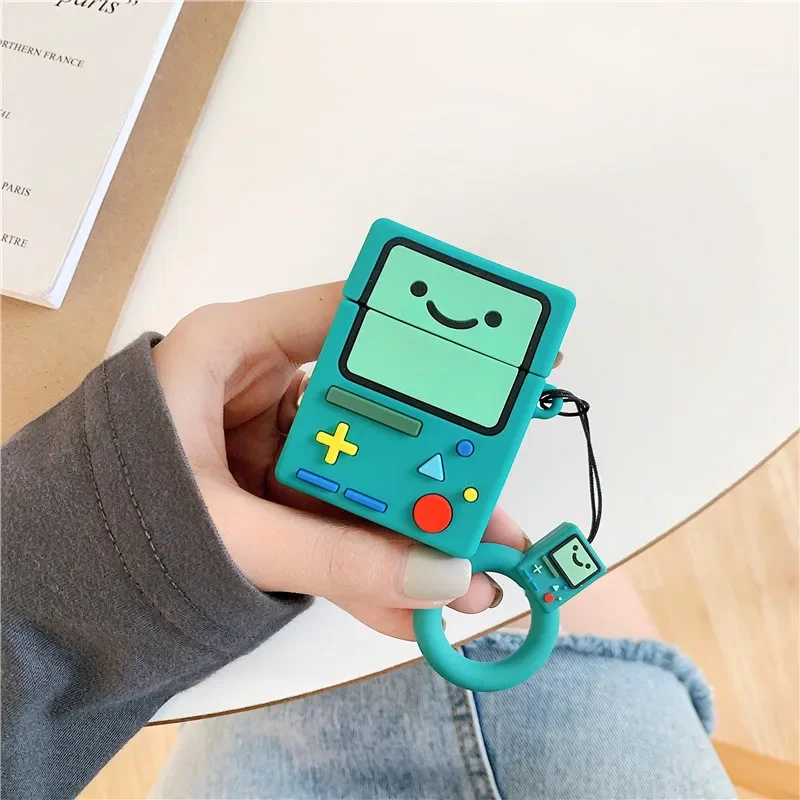 For Airpods Pro 2 Case 2022,3D Cartoon Adventure Time Protective Silicone Earphone Cover For Airpods 1/2 Case For Kids/Boys