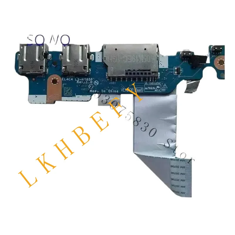 

€ For Ideapad C340-14IWL FLEX-14IWL Switch Power Botton USB Board With Cable NBX0002GB00 EL4C4 LS-H085P 5C50W87555