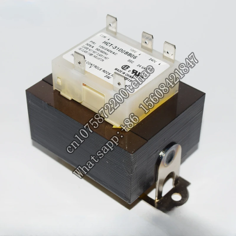 

2PCS50VA 120V 240V to 24V Horizontal UL HCT-31D0BB06 Kitchen Equipment Oven Transformer