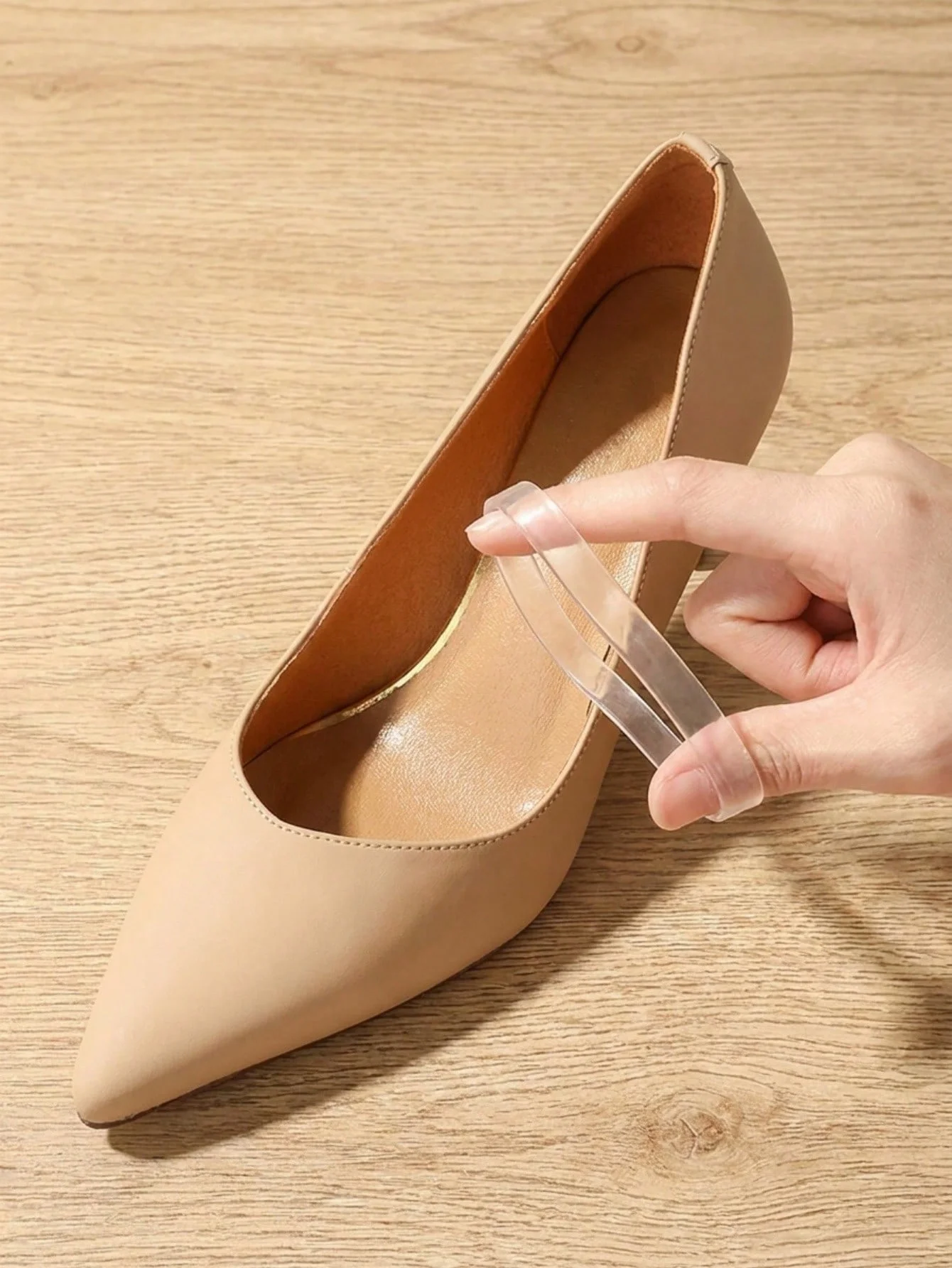 5 pairs of anti drop shoelaces, transparent invisible shoelaces, women's high-heeled anti drop artifact strap, fixed shoes, an