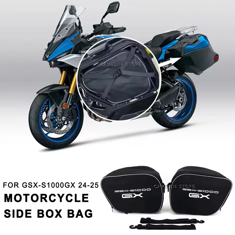 

Motorcycle Luggage Compartment Inner Bag Fiber Leather Motorcycle Accessories Waterproof for GSX-S1000 GX 2024-2025