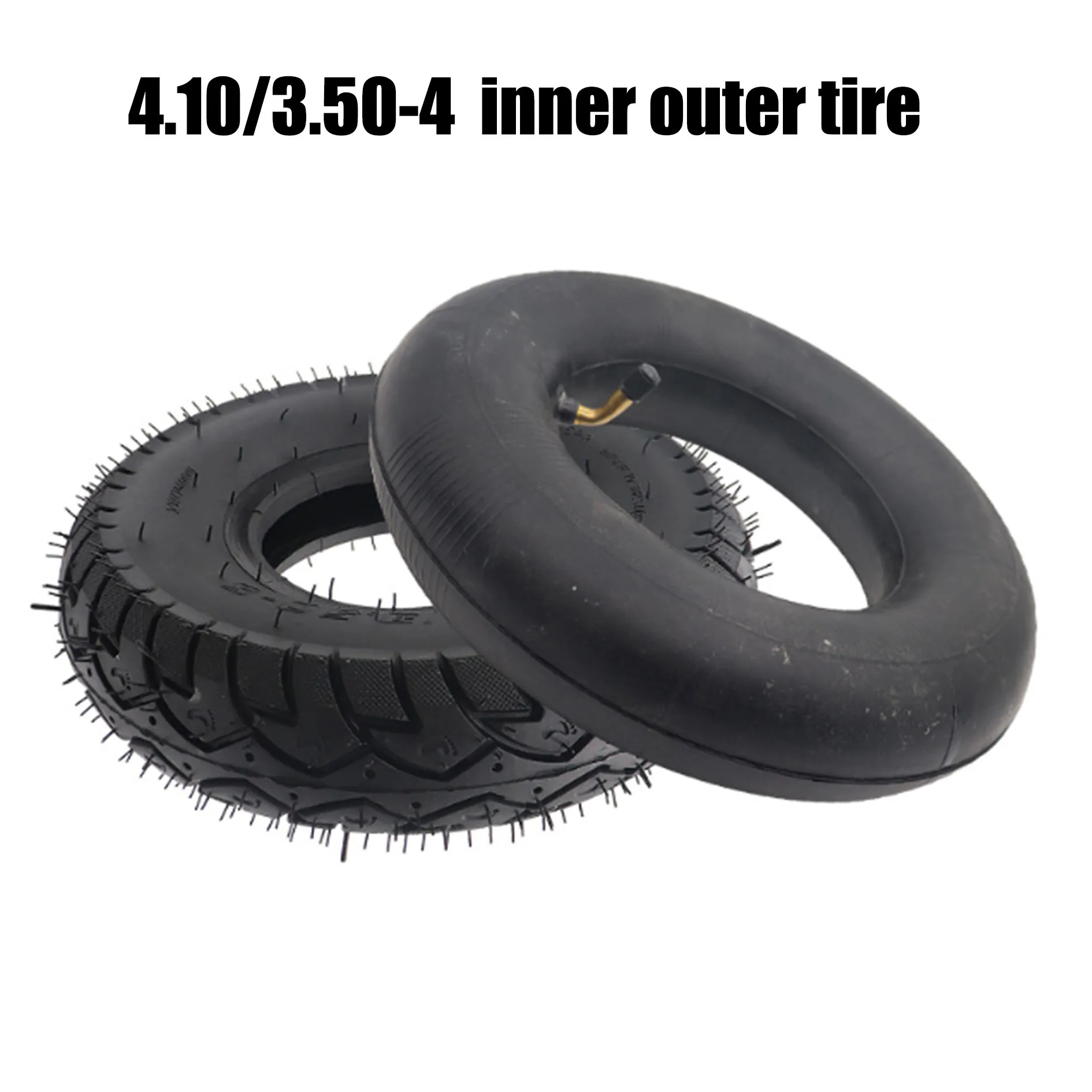 High quality 4.10/3.50-4 Tire Inner Tube Outer Tyre for Electric Scooters ATV Quad Go Kart  Inflatable Wheel Accessories
