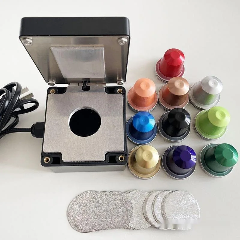 

Coffee Capsule Aluminum Empty Shell Sealing Machine Aluminum Cup Package Professional Household