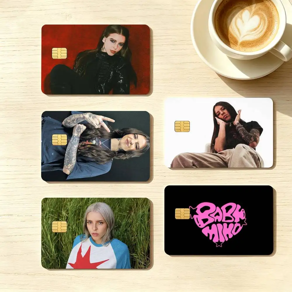 Singer Y-Young Miko  Credit Card HD Stickers Small Chip Waterproof Sticker Game Card Decal Gift