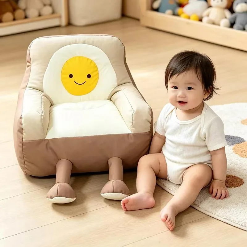 Multifunctional Baby Sofa EPS Cute Home Mini Sofas Comfortable Soft Toast Shaped Children Sofa Lazy Leisure Bean Bag Chairs