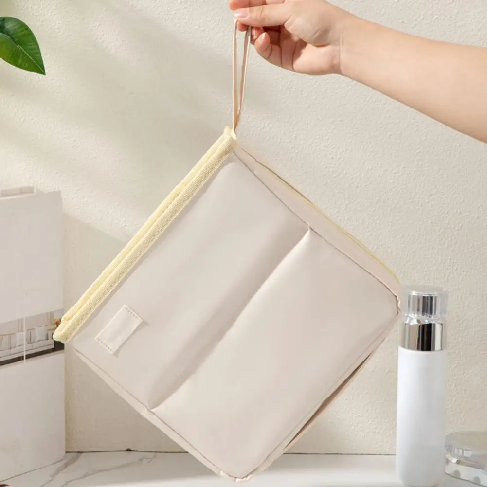 Cosmetic Organizer Capacity Makeup Bag with Zipper Closure Waterproof Travel Toiletry Organizer Multifunctional for Women