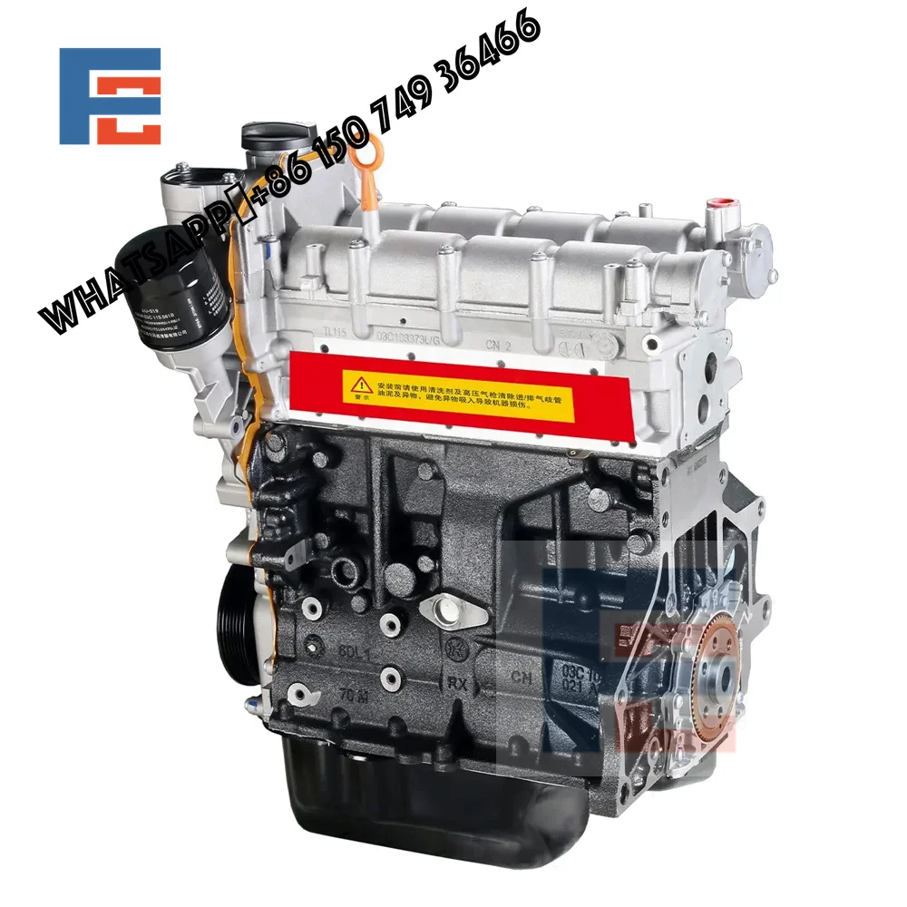 Auto Parts EA111 1.6L CLP CLS CLR CDD BMG BMH CDF CDE CFN CPJ Engine Assembly for Volkswagen Jetta 6 Polo Skoda Fabia 2 Rapid 1