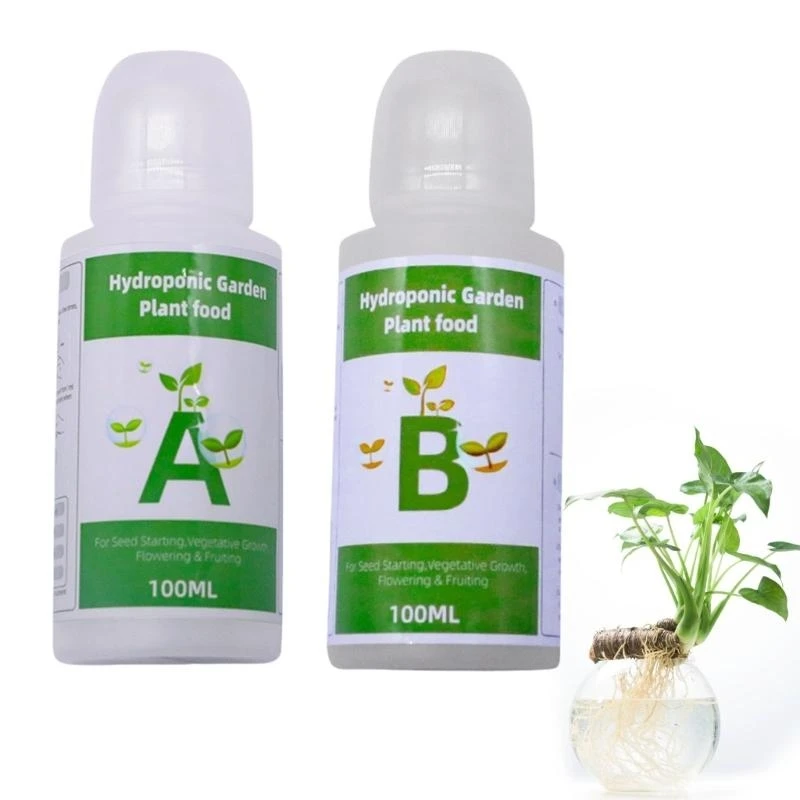 Fertilizantes hidropónicos multiusos 100 para cultivar verduras, frutas y flores en interiores