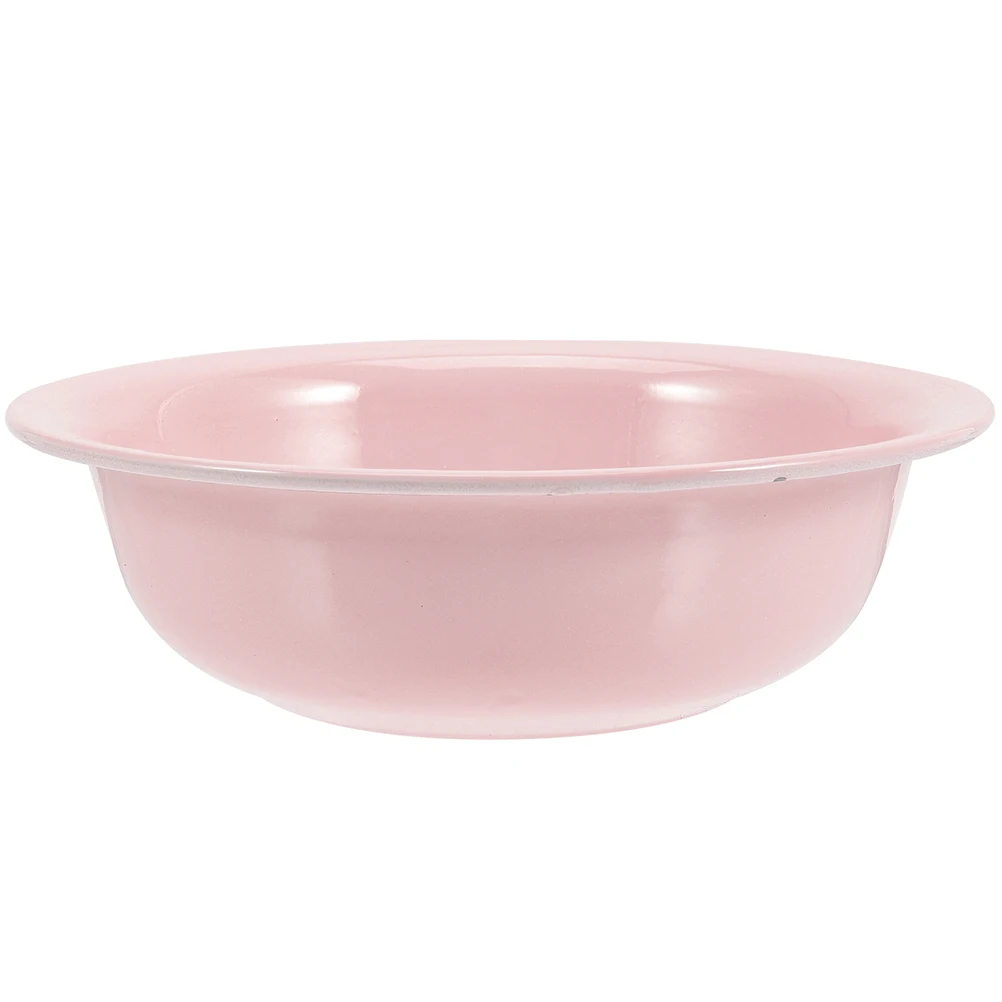 

Enamel and Basins Wash Vegetable Washing Container Fruit Kitchen Tub Rice Vintage