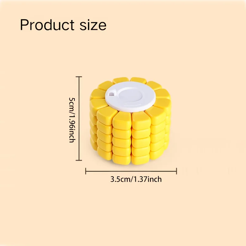 ของเล่น DIY 3D รูปรวงข้าวเทียมเพื่อการผ่อนคลาย - เกมปริศนาเพื่อการศึกษาสำหรับเด็ก, รวงข้าวเทียมแบบประกอบได้, ดีไซน์พลาสติกสีขาวและสีเหลืองสำหรับกิจกรรมสร้างสรรค์เพื่อบรรเทาความเครียด, กิจกรรมคลายเครียด, ของขวัญที่สมบูรณ์แบบสำหรับวันฮาโลวีน, คริสต์มาส, วันขอบคุณพระเจ้า, ของเล่นเพื่อการศึกษาสำหรับเด็ก |   การออกแบบที่น่าสนใจ |   พลาสติกทนทาน