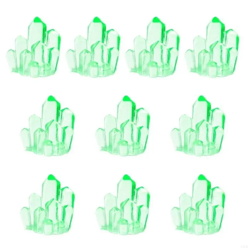 10pcs พิพิธภัณฑ์สัตว์น้ำเทียมมินิเซสเซนต์ขนาดเล็กภูมิทัศน์ภูมิทัศน์สำหรับถังปลา