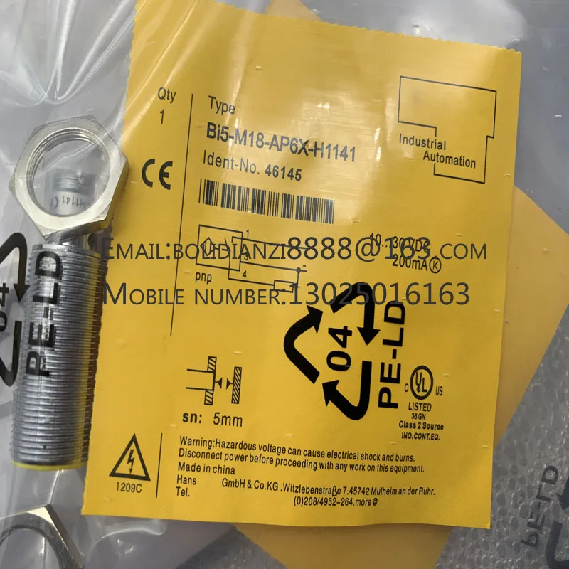 

The brand-new original sensor BI5-M18-AP6X/AN6X/RP6X/RN6X/AD4X-H1141 warranty for one year in stock