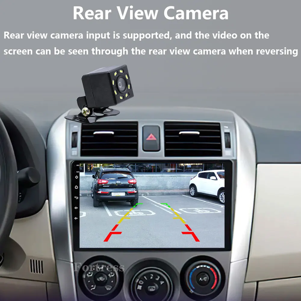 أندرويد 16 كوالكوم 2K QLED لتويوتا كورولا 10 E140 E150 2006- 2013 راديو السيارة الاندورويد مشغل فيديو الوسائط المتعددة CarPlay ستيريو