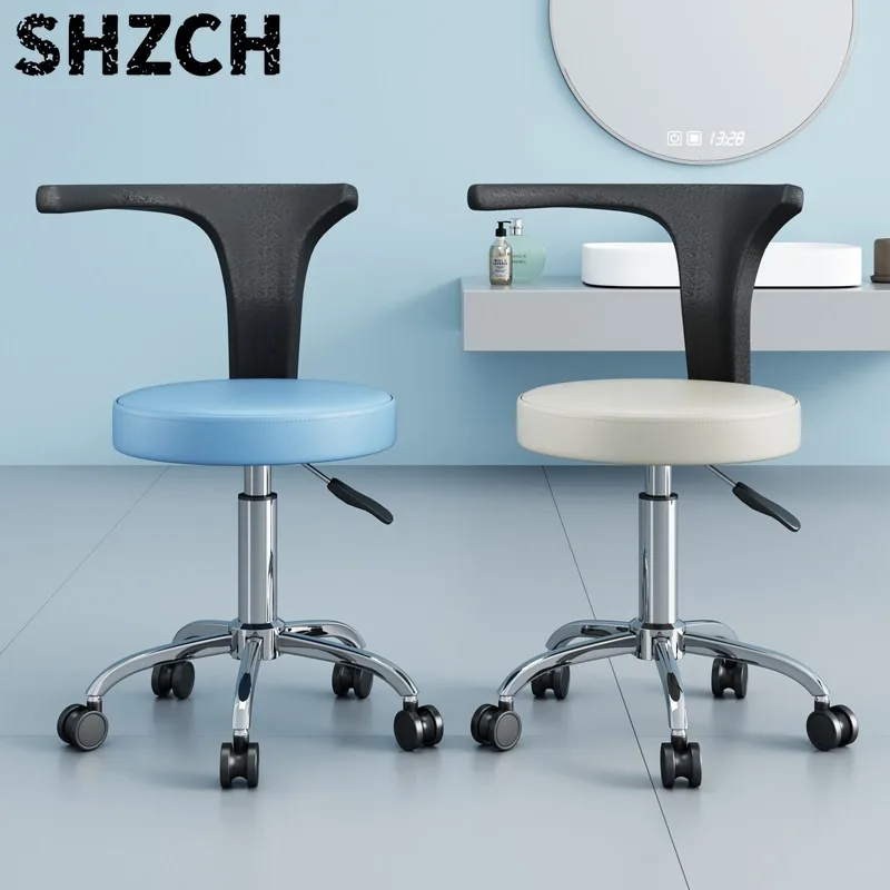 Professional Multifunctional Dental Chair 360°Swivel Adjustable Patient Seat with Soft Padding,Reclining Backrest for Clinic Use