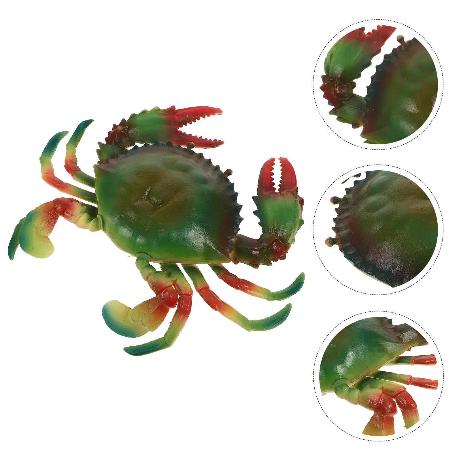 

Simulated Kids Playset Realistic Crab Artificial Sea Animal Educational Learning Simulation Creative Decoration