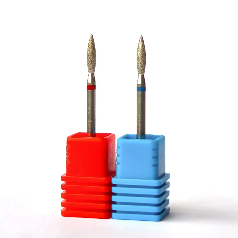 MagiBling Diamond Nail Drill Bits for Efile Buffer Manicure Left Right Rotary Cuticle Nail Corner Polish DIY Nails Tools 3/32