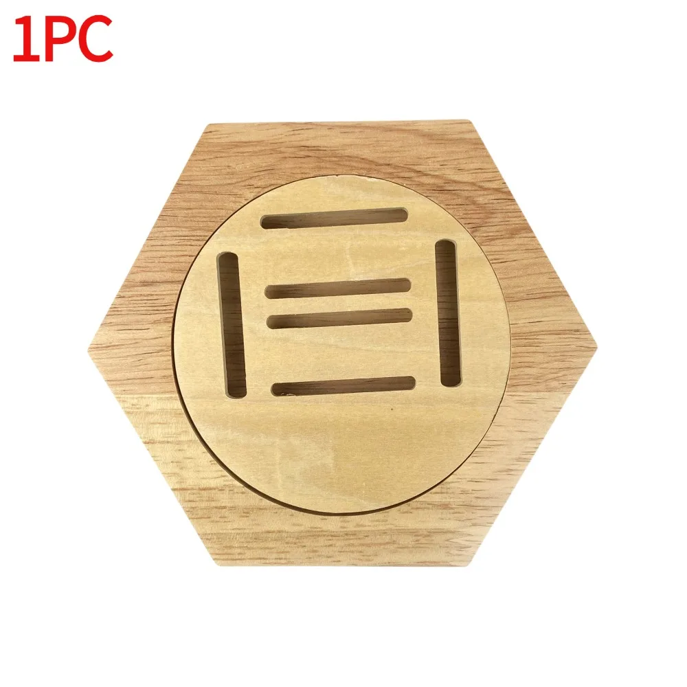 1-10 Stuks Houten Medaille Display Rekken Zeshoekige Honingraat Combinatie Medaillehouder Eer Herdenkingsdisplay Home Muur Decoratie