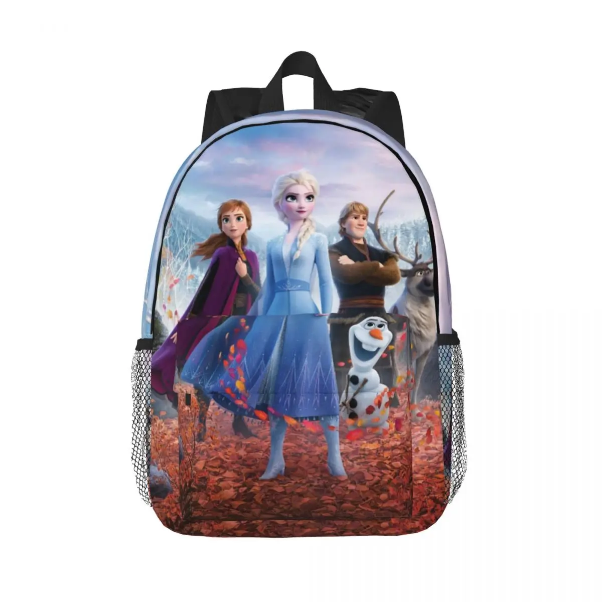 Frozen Printed Lightweight Casual Schoolbag For School, Outdoor, Shopping, Office 15inch