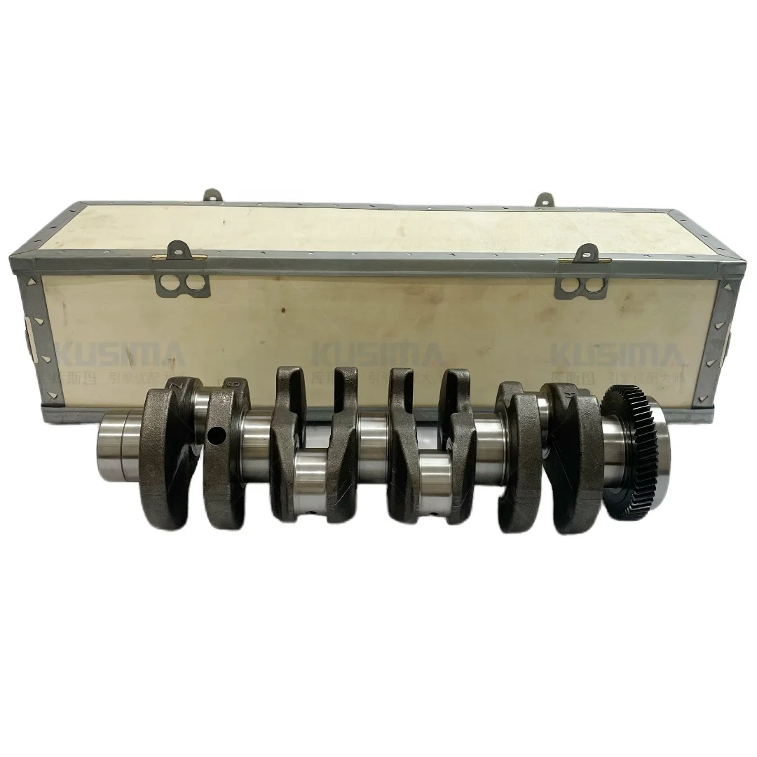 Factory Alloy Steel Cast OM651 Engine Crankshaft For Mercedes Benz 651 2.2T Diesel With 8 Web 8 Fan 8 Leaves 2.2 CDi A6510302401