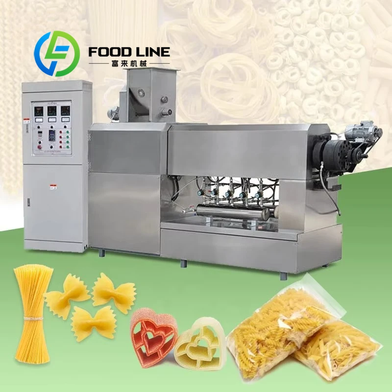 Línea de producción de pasta, planta automática de acero inoxidable, extrusora de macarrones y fideos, máquina italiana