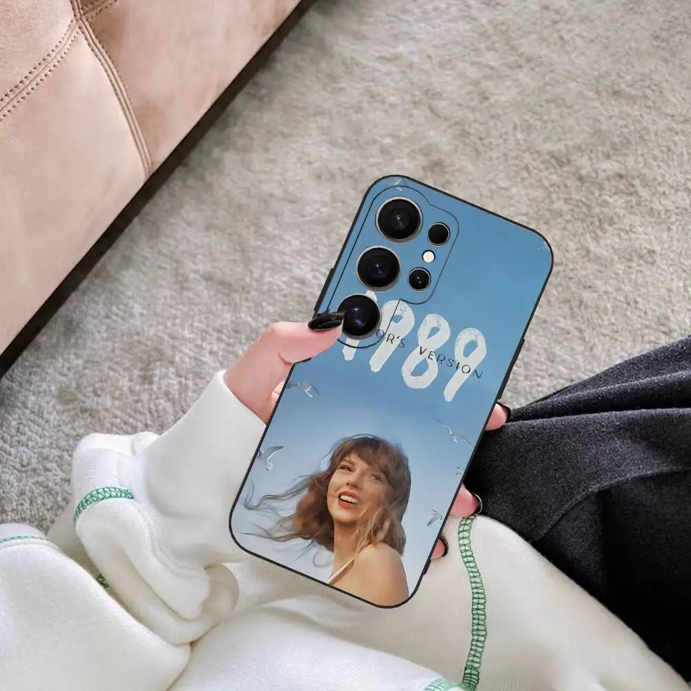 حافظة هاتف L-Life Of A S-Showgirl T-Taylor Swift لهاتف سامسونج S 24 Fe 25 Ultra Plus 20 Lite 21 30 22 23 24 22 Ultra 5G Fundas