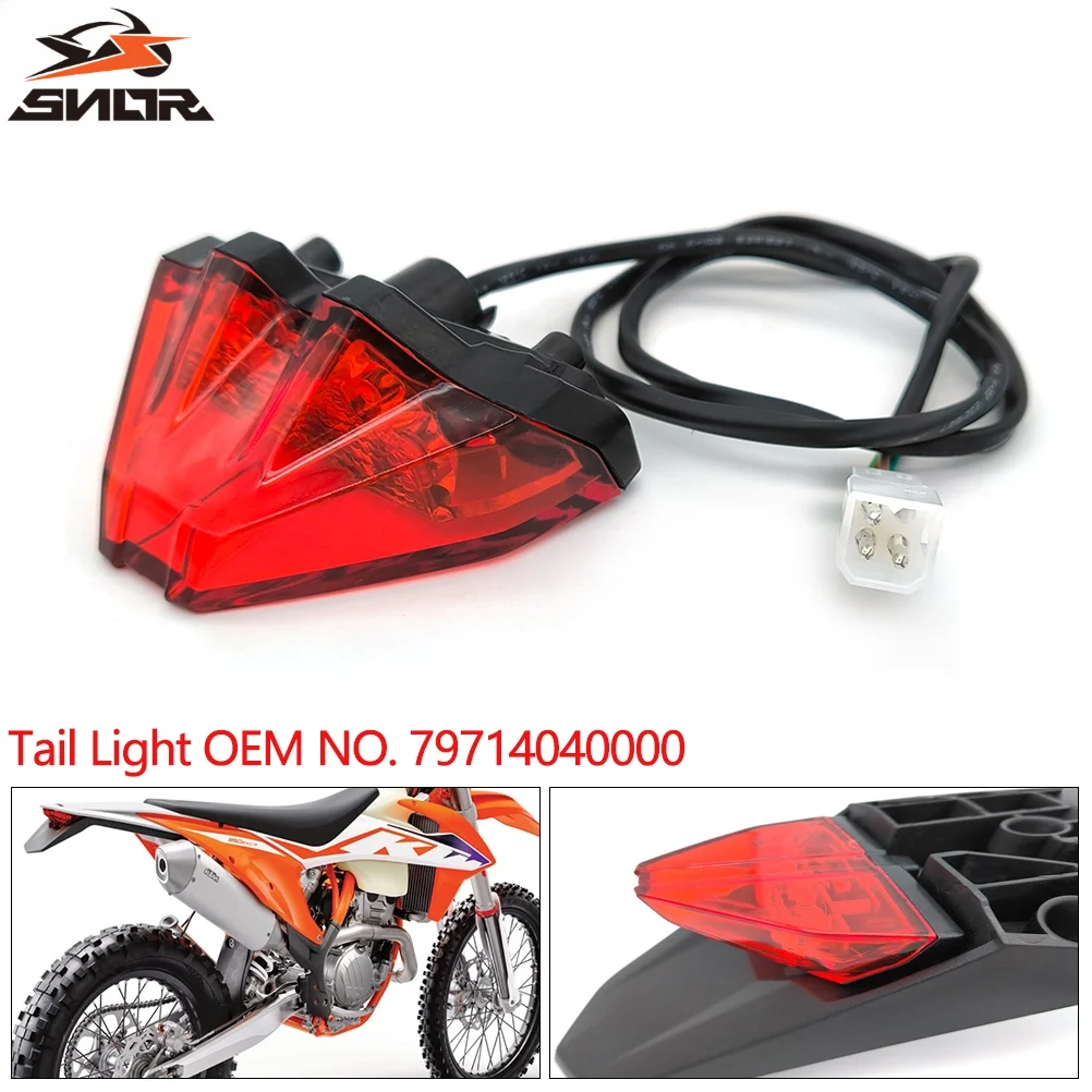 Motorcycle Rear Light Taillight Brake Lamp Super Moto Stop Signal For KTM EXC-F XCW XCFW XWF 150-500 2024 Motocross Accessories - view 2