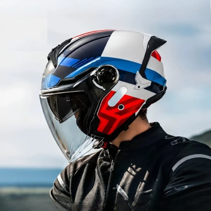 Hot MT Motorcycle Helmet Double Visor Helmets MT Cascos Para Moto EU Size DOT Casco Women Scooter Casque Moto Blue Cosmo SV JET