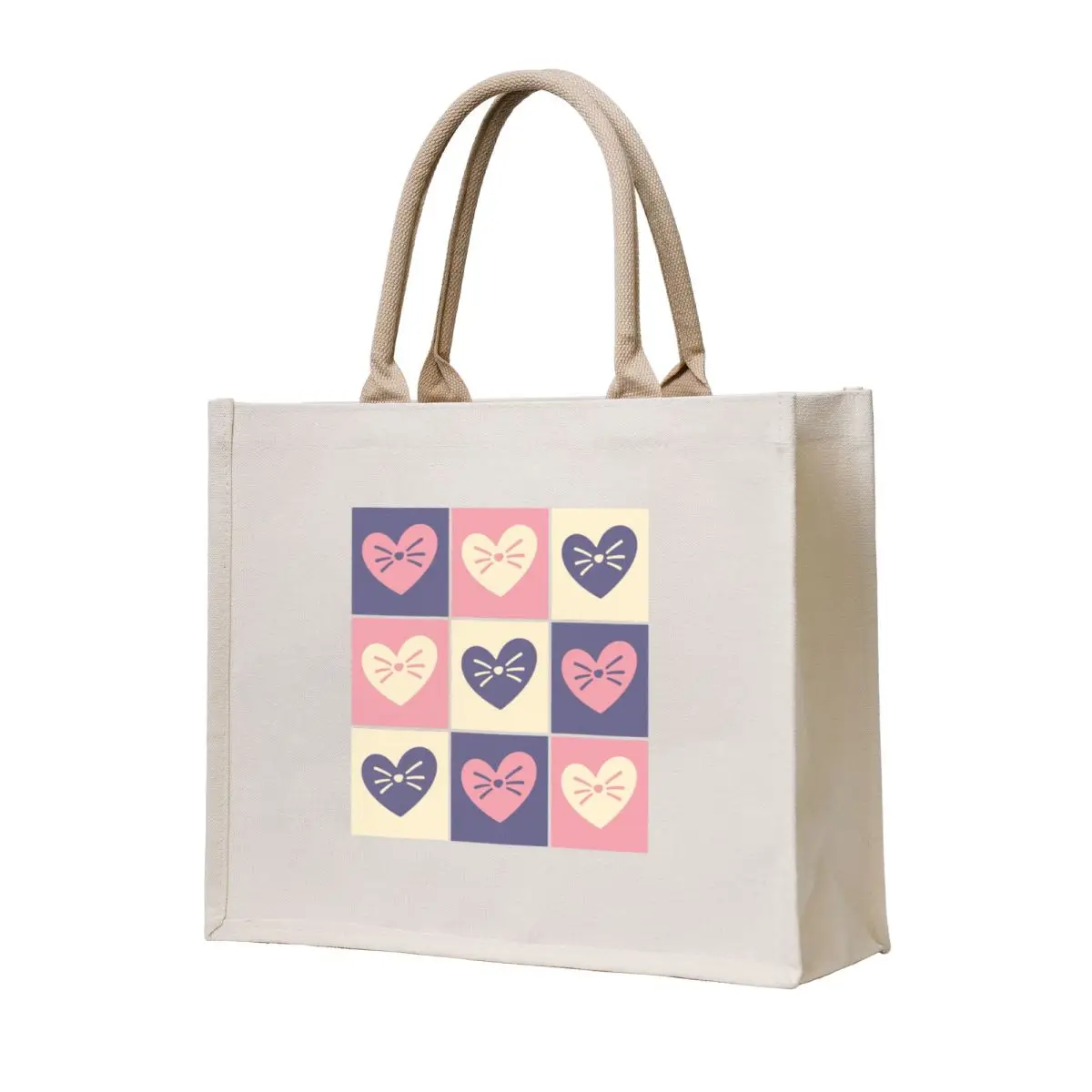 

Pastel Grid (No Words) Tote Bag cute tote bag Gift bag Eco