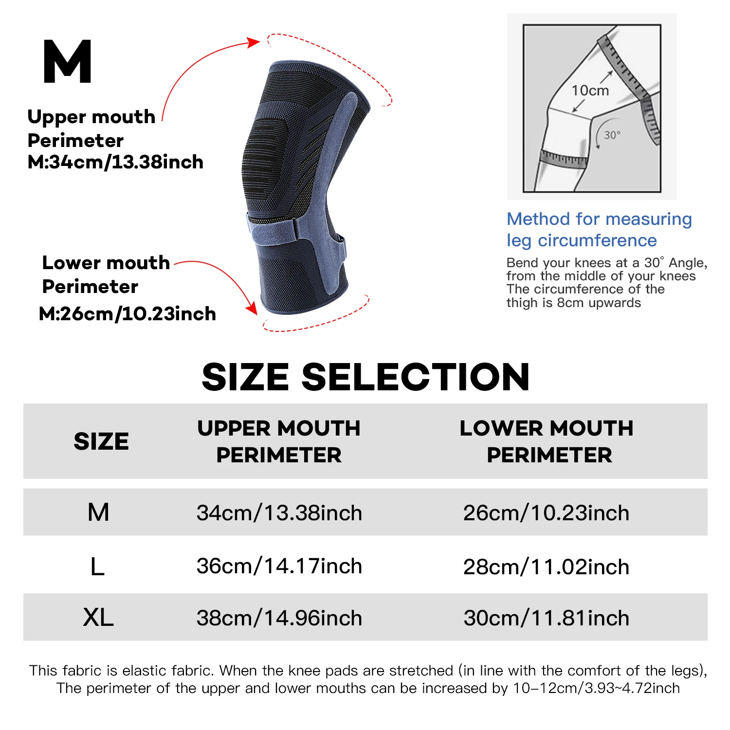 1 Stück Sport-Beinmanschette, – Knee Sleeve Compression Bewertung und Preis