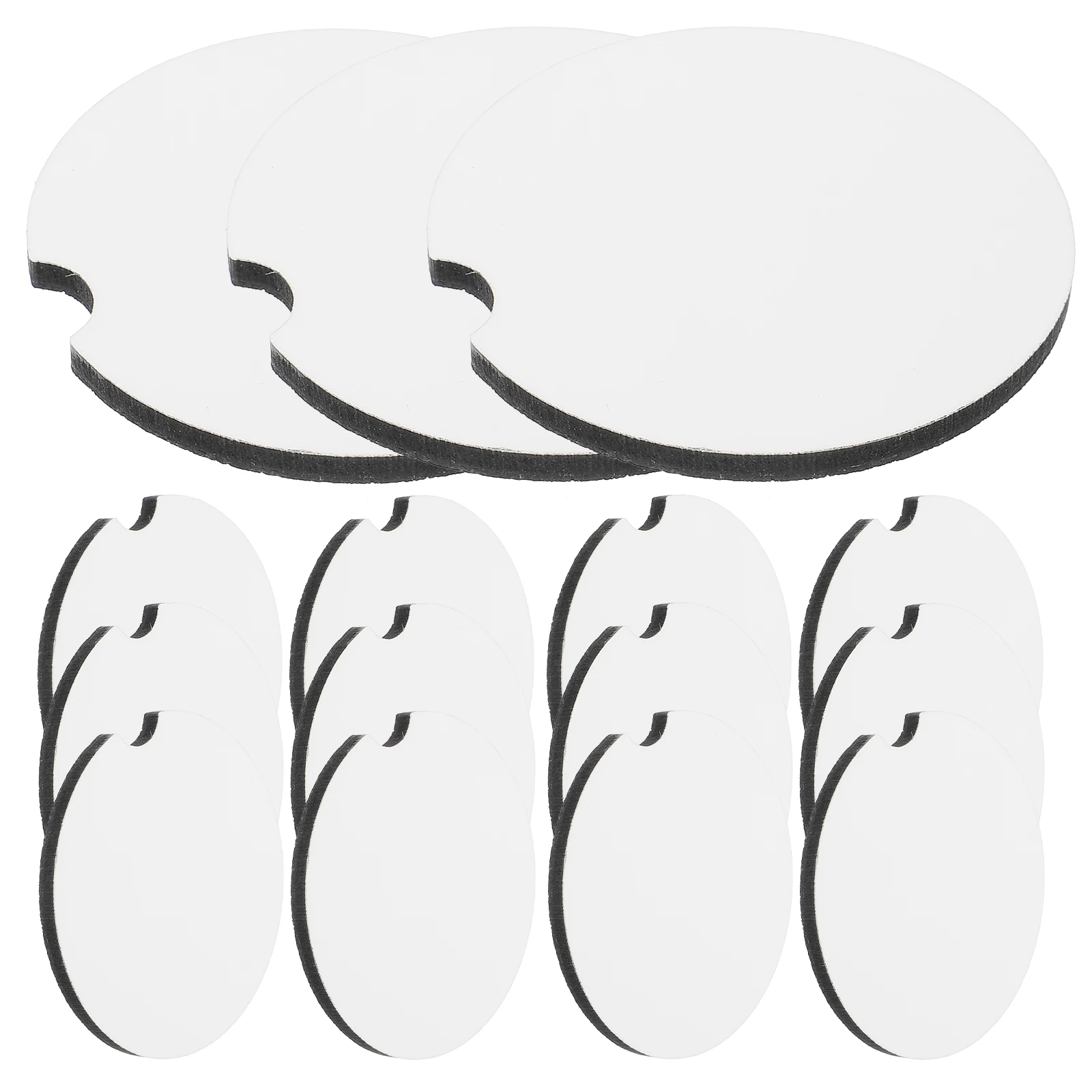 

20 Pcs Blank Coaster Sublimation Coasters Blanks Car Cup Pad DIY White Wood Material Durable Non Slip Smooth Use