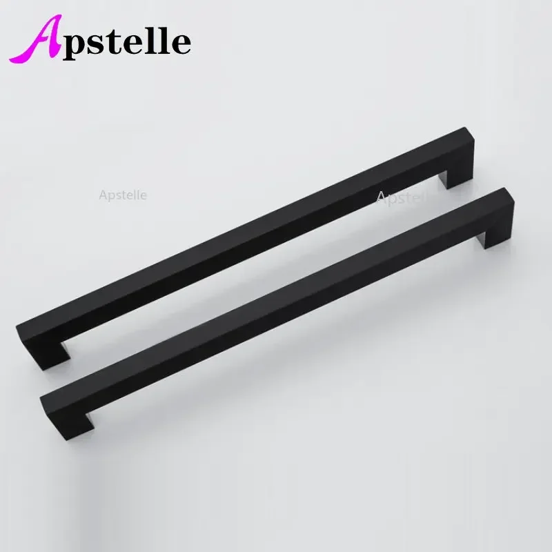 Apstelle Gold Cabinet Pulls Furniture Cabinet Handles Drawer Knobs Copper Wire Drawing Handle Kitchen Accessories