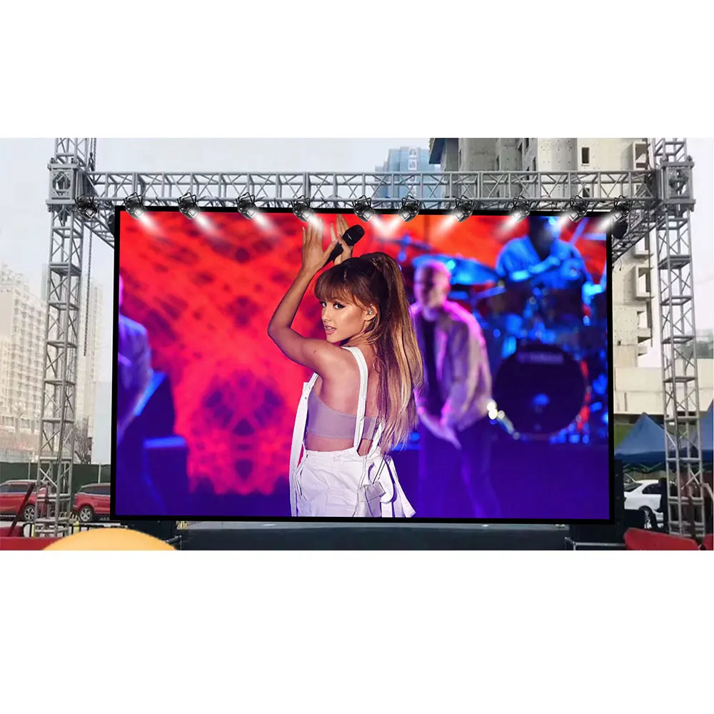 LED 간판 나이트클럽 콘서트 무대 배경 LED 비디오 월 교회 결혼식 실내외 LED 디스플레이 간편 설치 P3.9 무대