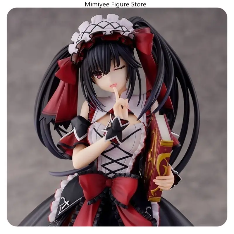 애니메이션 피규어 - 데이트 어 라이브 토키사키 쿠루미 니벨콜 에디션 26cm 모델 스태츄 컬렉션 데스크탑 장식품 선물