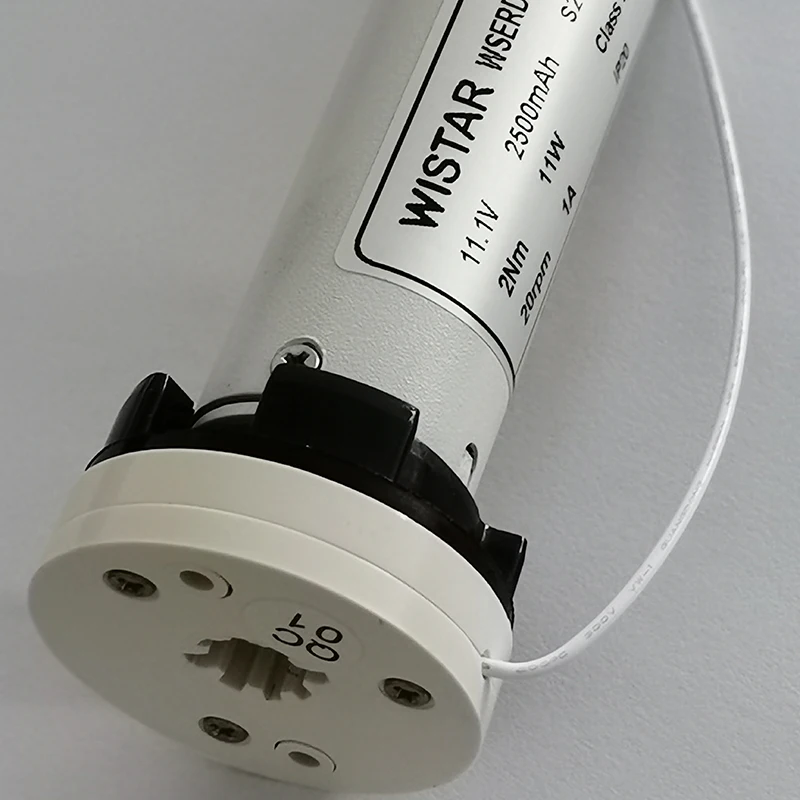 WISTAR zigbee wifi module tubular motor 25mm fit 38mm tube Smart blind Super-quiet operation Roller Motor with battery