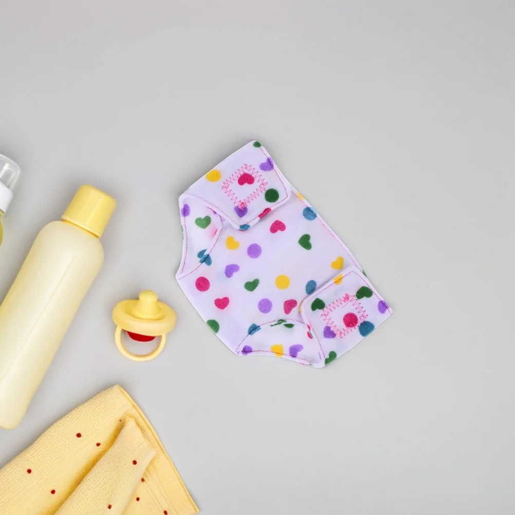 

6-комп. тканевые подгузники для младенцев, детская одежда, регулируемый наряд для ролевых игр