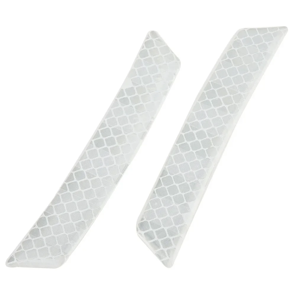 

SideBody Back Set Kit Carbon fiber 2pcs Reflective Sticker Safety Flare Strip Protector Dual Bumber Wheel Arch Trim