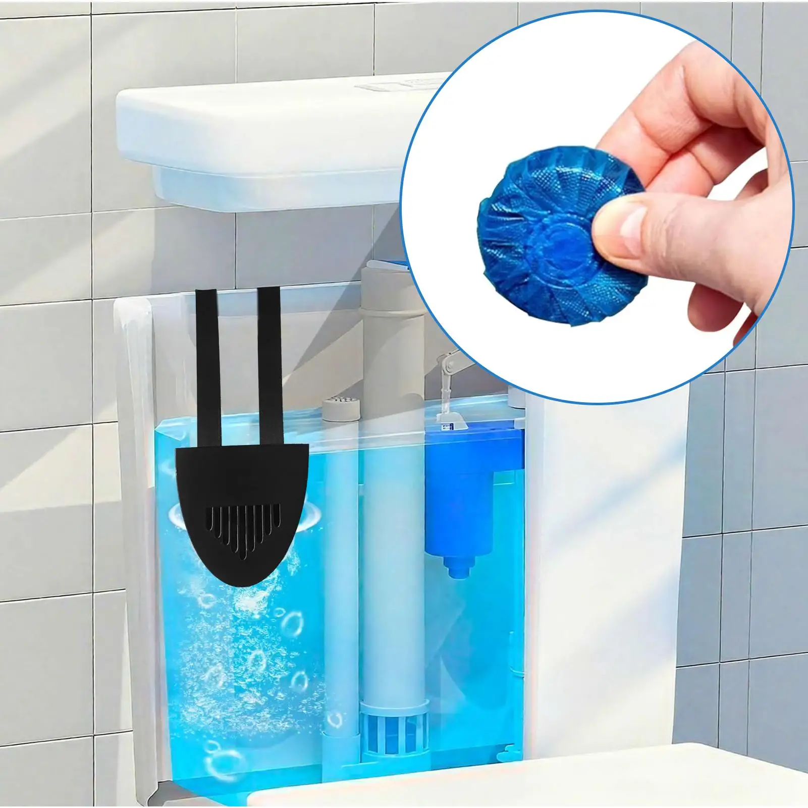 

Держатель для таблеток для чистки бачка унитаза, прочный устойчивый держатель для таблеток для чистки бачка унитаза для ванной комнаты, общежития, квартиры, дома, автофургона