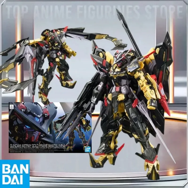 

BANDAI Genuine RG 1/144 GUNDAM ASTRAY GOLD FRAME AMATSU MINA Action Anime Figures Assembly Model Kit Toy Ornaments Gifts