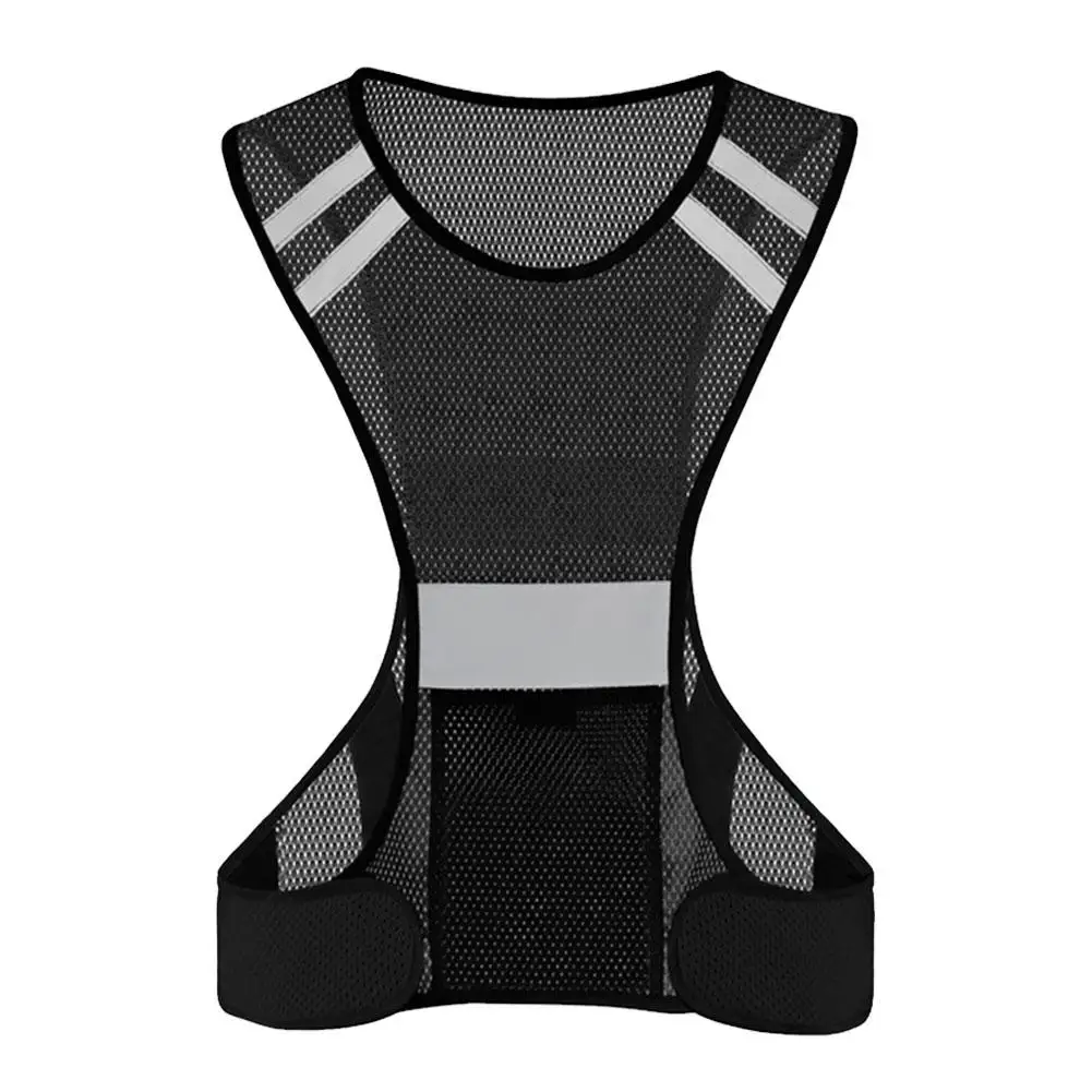 Reflectorized Vest Night Running Fitness Guide Reflective Vest Reflective Clothing Emergency Guidance Clothing Cycling Safety