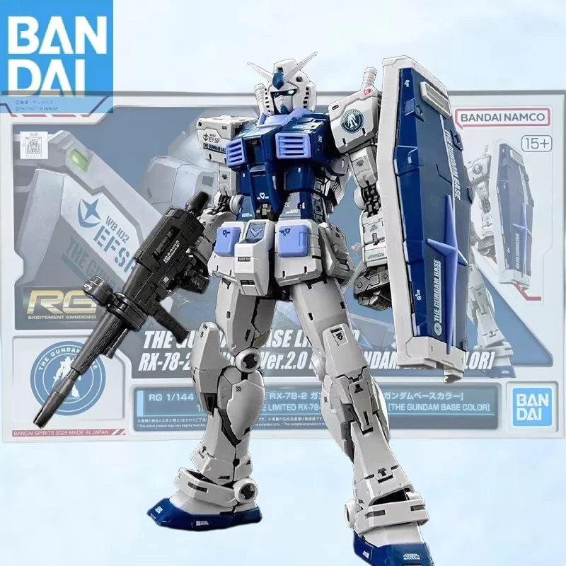 

Bandai Namco Banpresto Gundam Model Rx-78-2 Gundam Ver 2.0 The Gundam Base Color Assembly Action Figur Model Collector Toy Gift