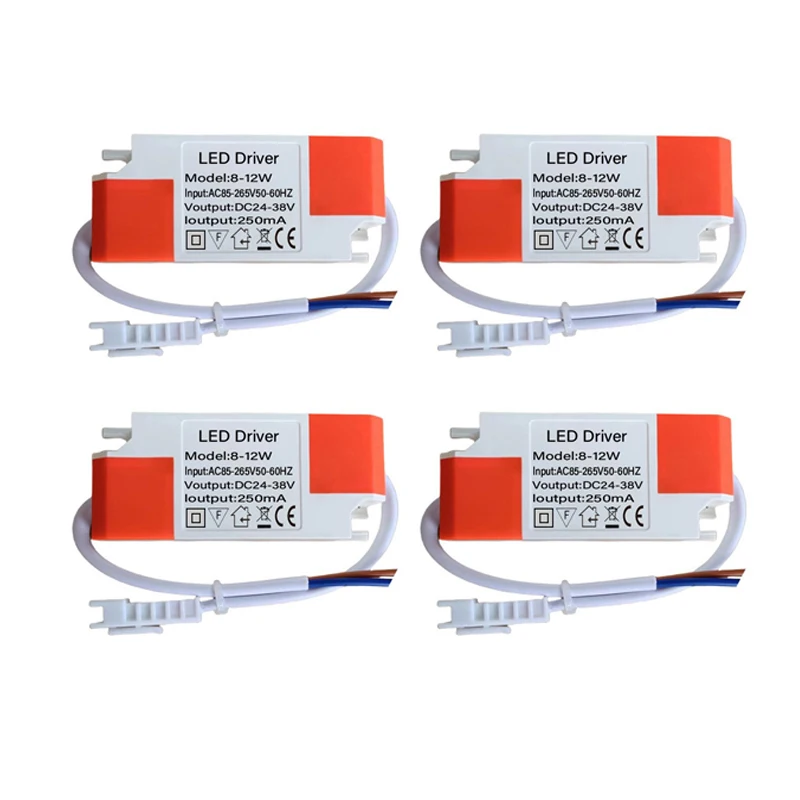 10Pcs LED Driver 260mA Constant Current Alimentatore for LED Driver Transformer 3W 4-7W 8-12W 12-18W 18-24W 24-36W