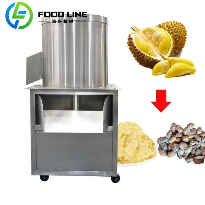 

Food Grade Durian Processing Machine Durian Fruit Stone Extractor Fruit Core Separation Equipment Durian Puree Make Machine