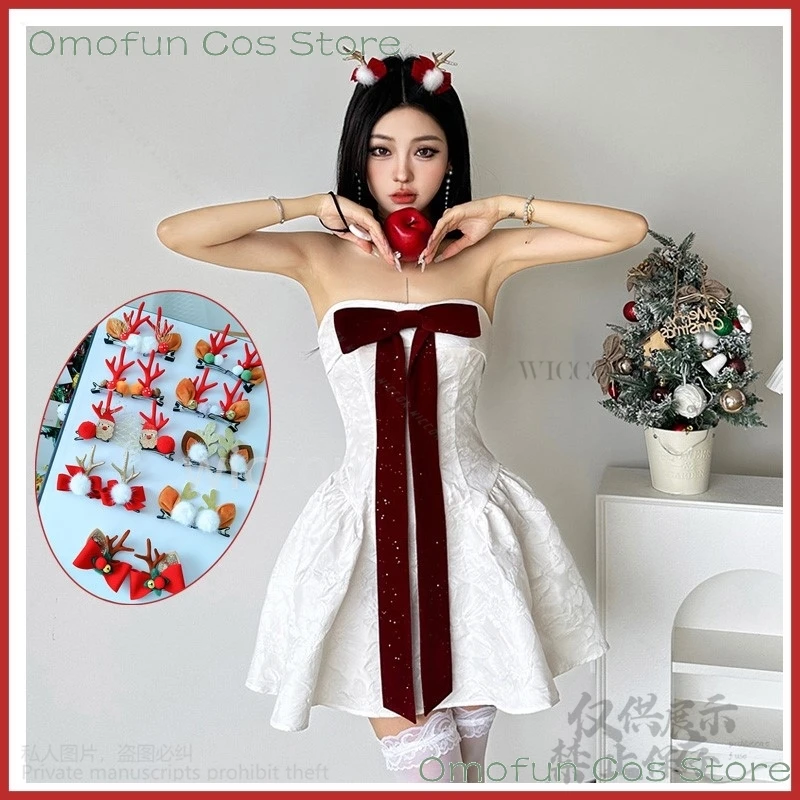 2024 Christmas Costume Cosplay Anime Dress Y2k Fashion Sexy Lolita Wedding Party Mini Dresses For Girls Woman Customized Cosplay