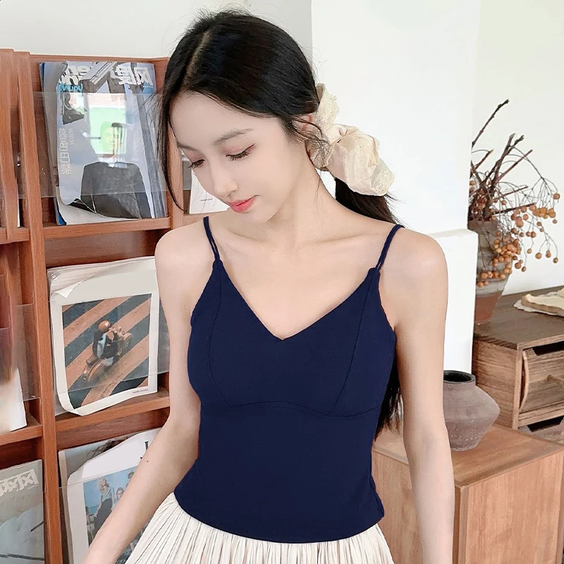Fashion Slim Elastic Double Shoulder Straps With Chest Pads For Women
