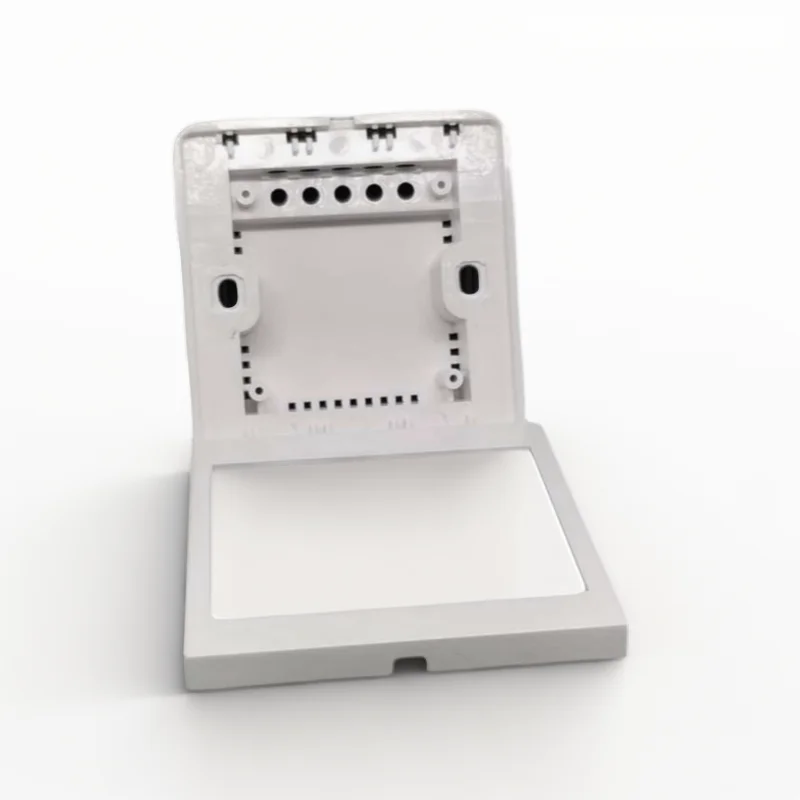 86 type plastic touch switch enclosure with 5 wiring holes, sold directly by the manufacturer