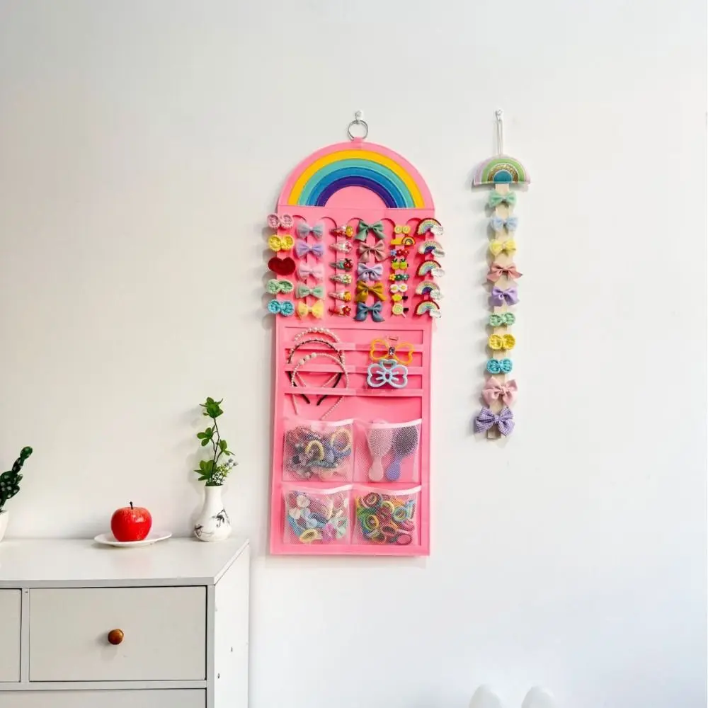 

Multifunctional Hairpin Display Rack Wall-mounted Large Capacity Hanging Headband Holder Cloth Multipurpose