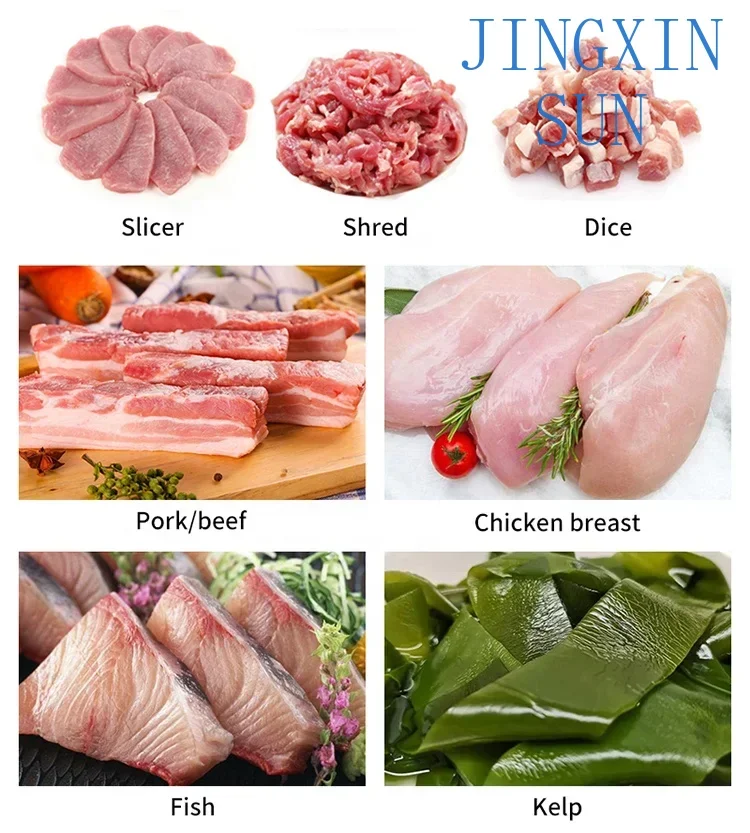 Commercial Table Type Slicer Meat/fresh Meat Slicer for Restaurant Small Meat Cutting Machine Meat Cutter / One-time Forming