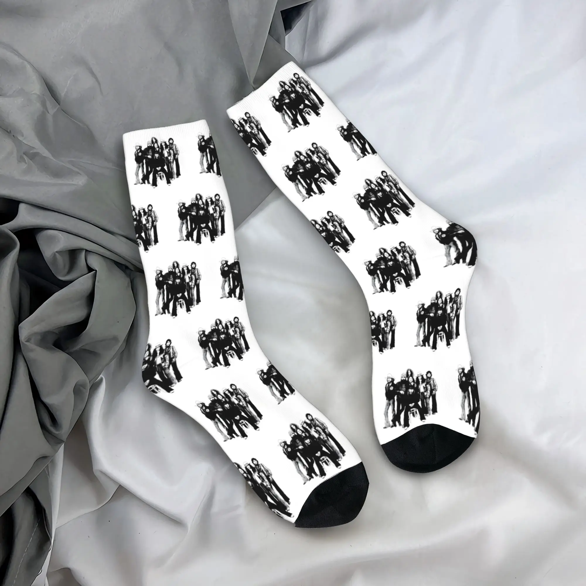 Southern Rock Simple Man Socks  Fashion Stockings Autumn Non-Slip Couple Socks Medium Soft Design Running Socks